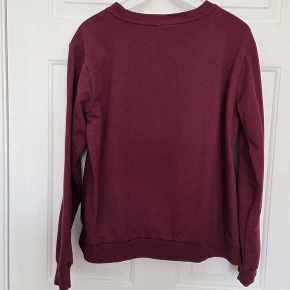 Keith Haring Sweatshirt Iconic Barking Dog Print Women's Medium Red And White - Picture 7 of 7